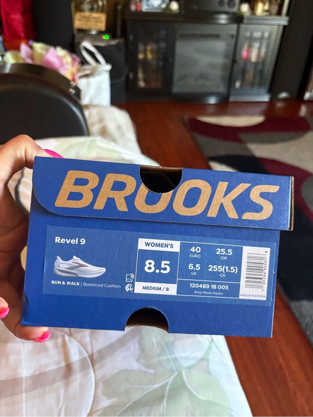 Brooks Women's Running Shoes in Beige with Taupe Accents